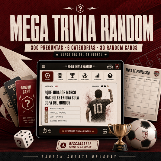 MEGA TRIVIA RANDOM | Juego de Trivia de Fútbol