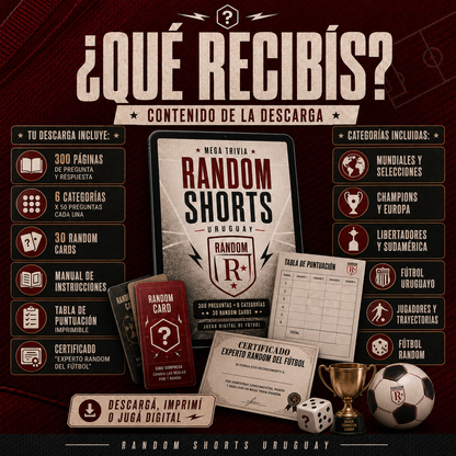 MEGA TRIVIA RANDOM | Juego de Trivia de Fútbol